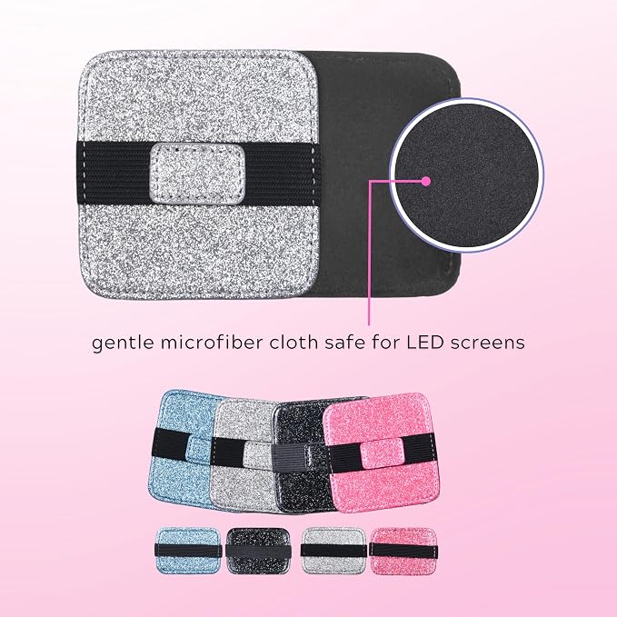 Eco-Fused 8X Screen Cleaning Pads - Microfiber Cleaning Cloth Pads - Screen Cleaner Screen Wipes for Electronics - Glasses Cleaning Cloths - Tablets, Laptops, Tv, Smartphones