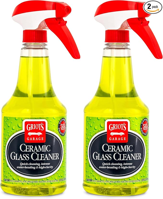 Griot's Garage 10835 Ceramic Glass Cleaner 22oz (Pack of 2)