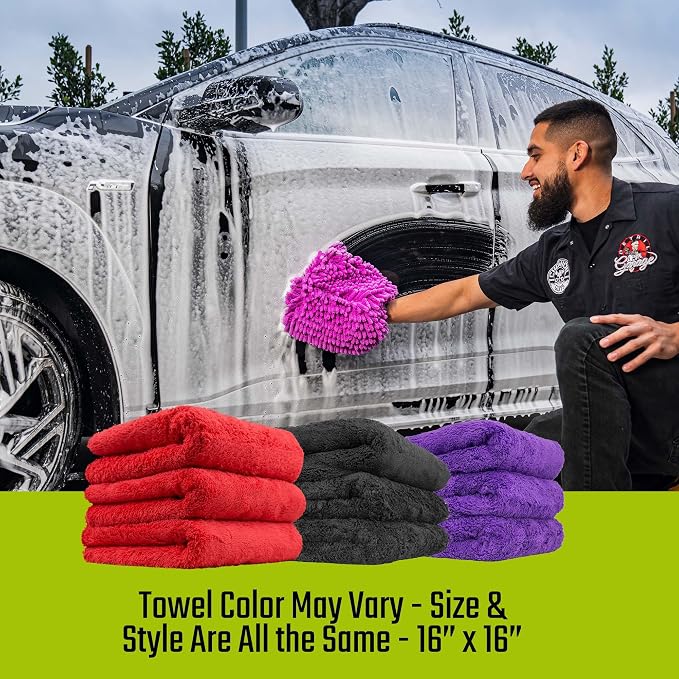 Chemical Guys, 7-Piece Car Cleaning Kit, Wash, Wheel & Interior Cleaners | Everything a first-time detailer needs for a full inside-and-out clean without buying pieces one at a time