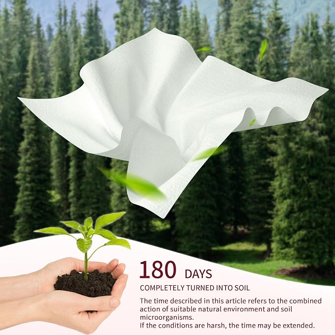 800 Count Disposable Face Towels, Soft & Skin Friendly Face Towelettes Disposable, Facial Tissue Dry Wipes for Women Cleansing