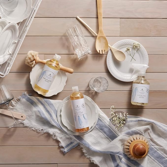Thymes Countertop Spray - 16.5 Fl Oz - Washed Linen (Pack of 2)