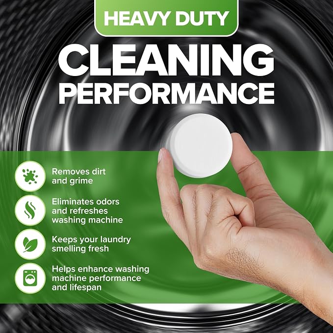 Renuv® Washing Machine + Dishwasher + Garbage Disposal Cleaner Bundle
