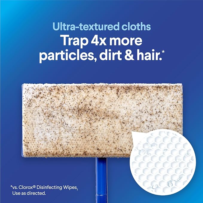 Clorox Scentiva Disinfecting Wet Mopping Cloths, Coconut and Waterlily, 24 Refills (Pack May Vary)