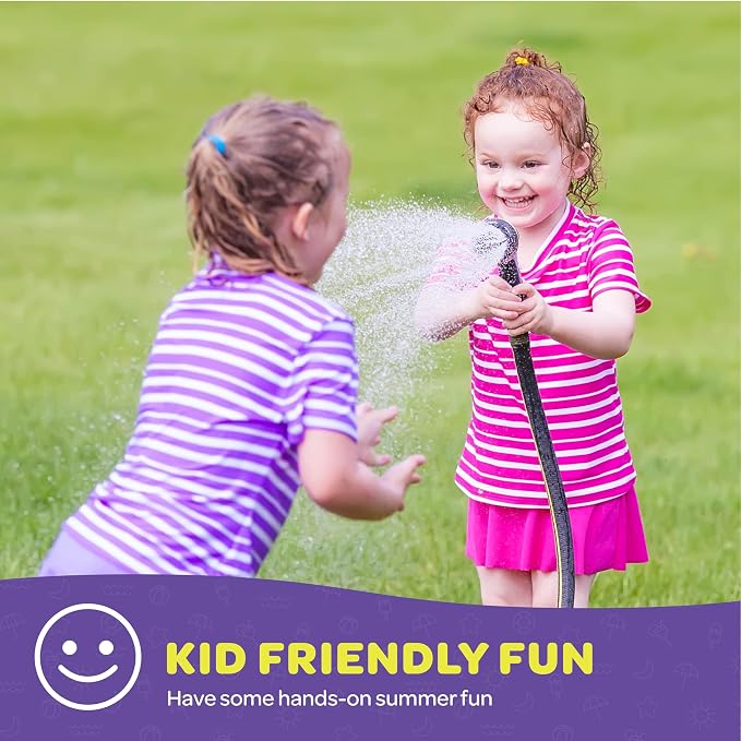 Hose Nozzle [Yellow] Heavy Duty Hose Sprayer With 10 Adjustable Watering Patterns. Thumb Control Design, Comfortable Ergonomic Grip, Garden Hose Nozzle for Watering Plants & Lawns/Fun showers/Cleaning