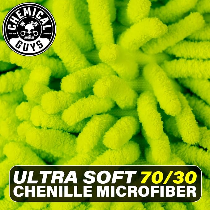 Chemical Guys, Foam Blaster 6 Foam Gun & Chenille Wash Mitt Kit, 2-Piece | Foam gun connects to any garden hose for thick suds, paired with a scratch-free chenille mitt for safe washing