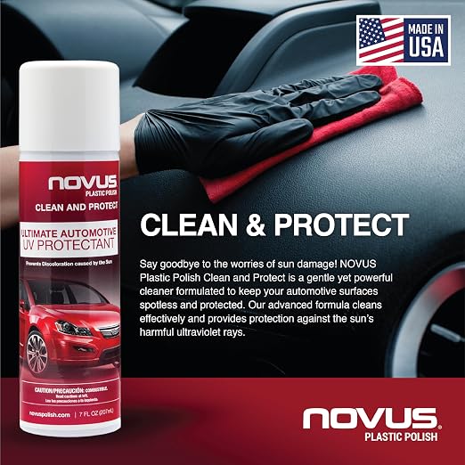 NOVUS 7503E | Clean and Protect Automotive Surface Protection | 7 Ounce Bottle | Professional Grade Do-It-Yourself Formula (1 Pack)