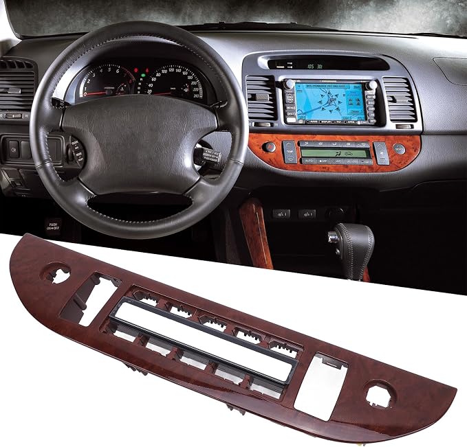 Srliya AC Climate Control Panel Cover Trim – Compatible with Toyota Camry XV30 2001–2006 Center Air Conditioning Switch Panel
