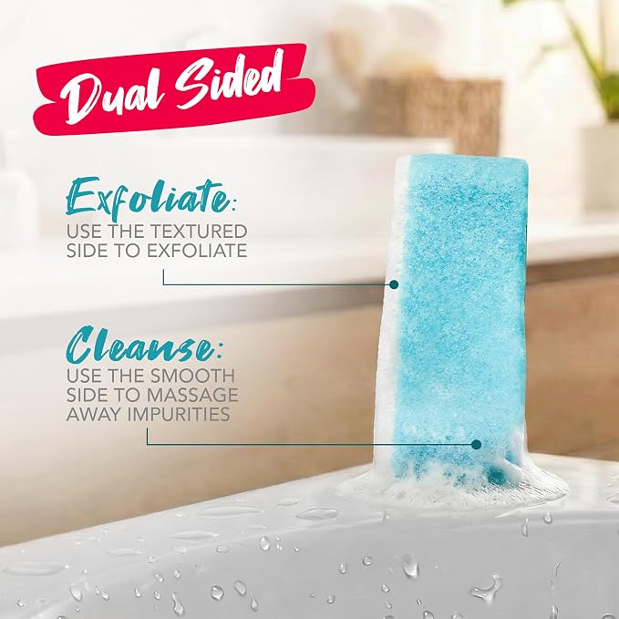 Spongeables Body Wash in a 20+ Wash Sponge, Sea Salt, 3 Count