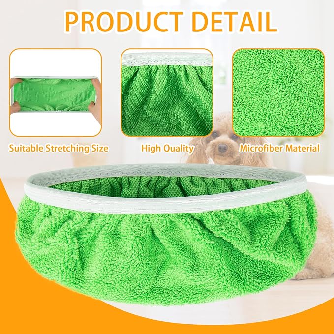 Unoutur Reusable Dry Sweeping Cloths Microfiber Wet Mop Pads Compatible with Swiffer Sweeper Mop Replacement Sweeping Mopping pad Refills for Hardwood Surface Floor Cleaning (16PCS)