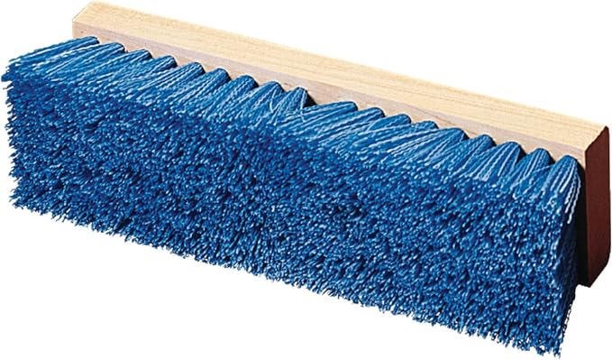 Carlisle FoodService Products 36193P14 Blue Color, 10" Polypropylene Deck Scrub Brush