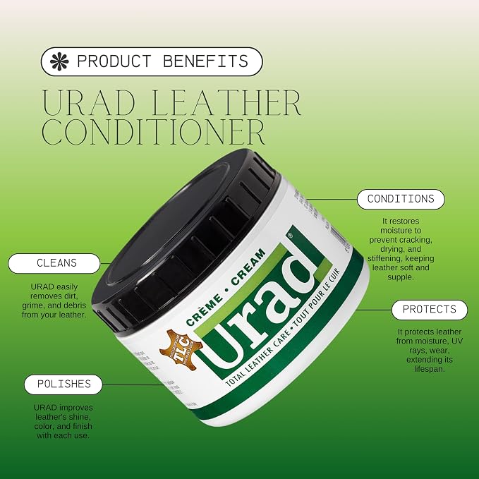 Leather Conditioner 7oz White – Premium Leather Care and Color Restoration for White Shoes, Bags, Furniture, and More