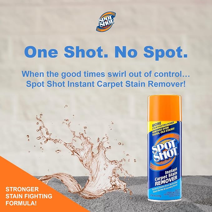 Spot Shot Instant Carpet Stain Remover Aerosol 14 oz can - 2 Pack