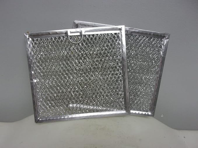 2 Pack Grease Microwave Filters Compatible for GE PVM9195DF1WW PVM9195SF1SS PVM9215DF1BB PVM9215DF1WW PVM9215DF2BB PVM9215DF2WW PVM9215DK1BB PVM9215DK1WW PVM9215SK4SS Microwave