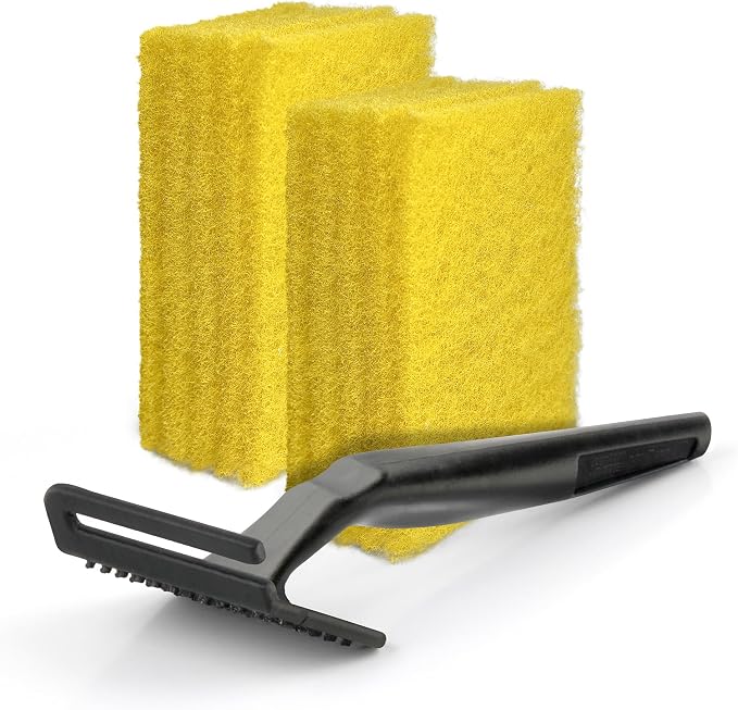 Cerama Bryte Cooktop Cleaning Pads, 10 Pack with Pow-R Grip Tool