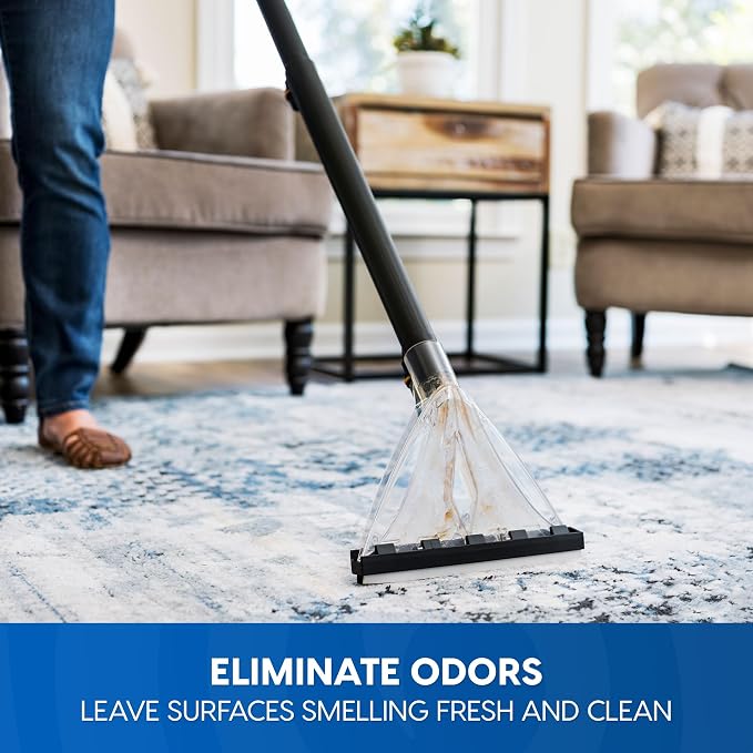 Vacmaster CCS03 Carpet Cleaning Shampoo Solution for Stain Removal 64 oz | Spot & Stain Formula for All Carpets, Upholstery & Area Rugs