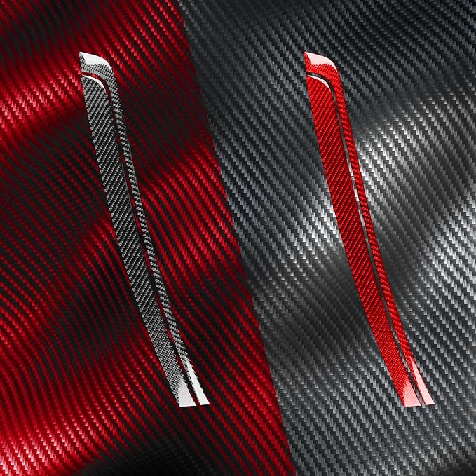 Real Carbon Fiber Trim for Honda CRV Accessories | for CR-V 2012 2013 2014 2015 2016 Passenger Dashboard Decorative Strip Sticker Interior Thick Overlay Decal