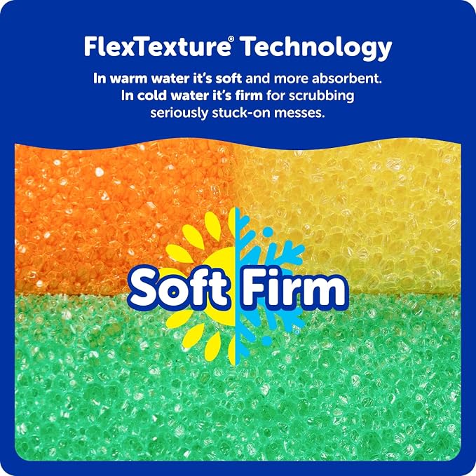 Scrub Daddy 6 Kitchen Sponges & 1 Daddy Caddy Dish Sponge Holder - BPA Free & Made with Polymer Foam - Stain & Odor Resistant, Scratch-Free Multipurpose Scrubbers