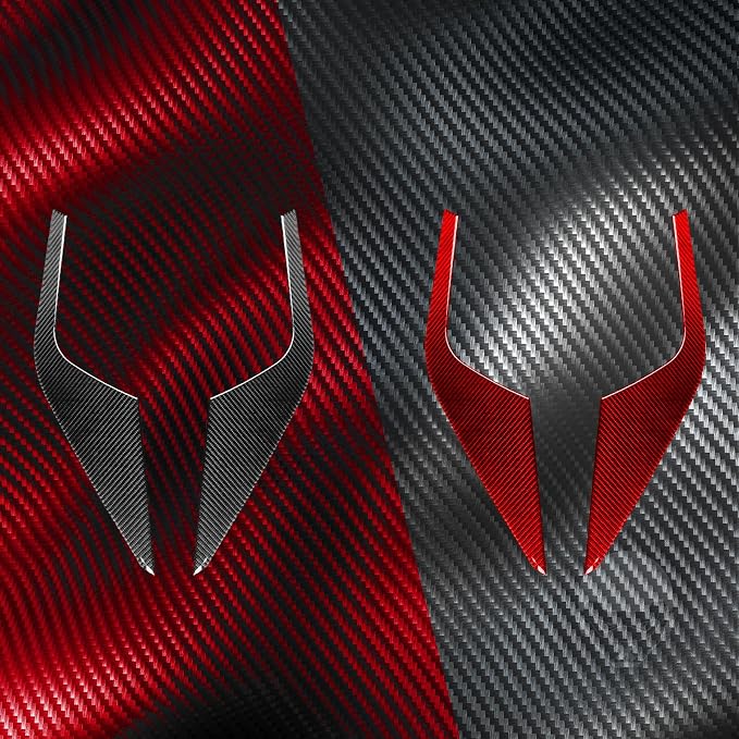 Central Armrest Panel Stickers Fit for Chevrolet Blazer 2019-2025 | for L/LT/RS/Premier | Real Carbon Fiber | Central Armrest Panel Cover | Anti-scratch | Self-adhesive