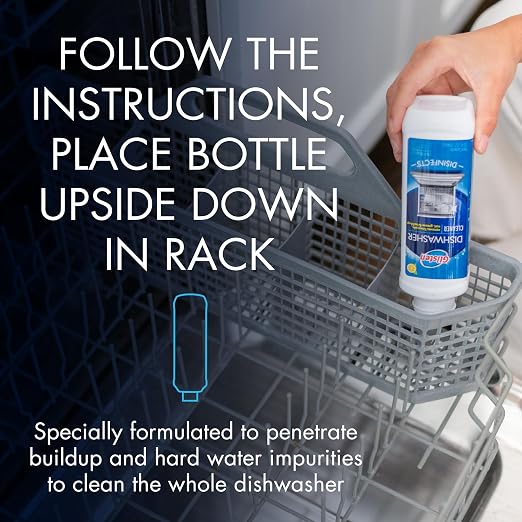 Glisten Dishwasher Magic Machine Cleaner and Disinfectant 2-Pack, Dishwasher Detergent Booster and Garbage Disposer Foaming Cleaner Pack