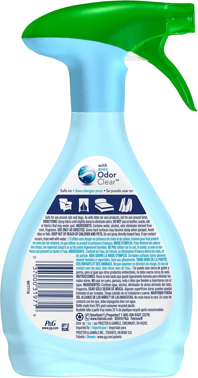 Febreze With Gain Original Scent Fabric Refresher, 27 oz