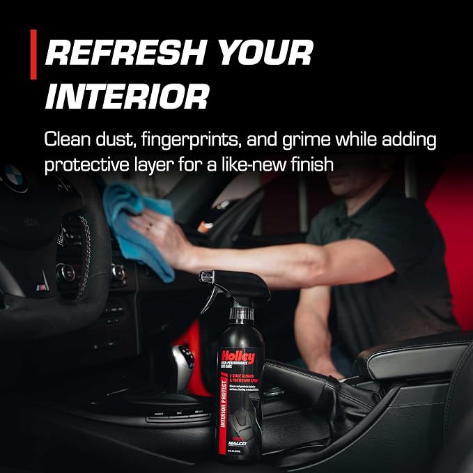 Holley High-Performance Car Care 6-Pack Wash & Detail Bundle - Wash + Wax, Speed Finish, Wheel Clean, Tire Shine, Interior Protect, Speed Wash