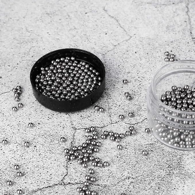 Simtive 1500 PCS Decanter Cleaning Beads, Cleaner for Wine Decanter, Carafe and Vase, 304 Stainless Steel Cleaning balls
