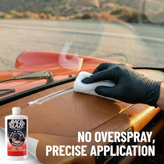 15121 Trim & Leather Renewer - 16oz Bottle | Cleans and renews plastic, vinyl, rubber, and leather with a clean, non-greasy finish.
