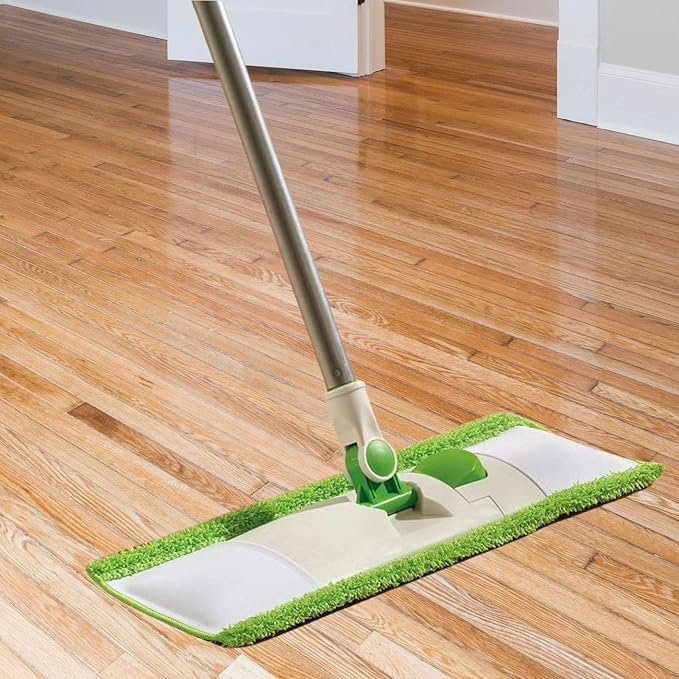 6 Pack Reusable Mop Pads Compatible with 3M Scotch-Brite M-005 Floor Mops, Microfiber Hardwood Floor Mop Pads Wet or Dry Use mop,Fit for Folding mop 15 in*3.9 in mop Head