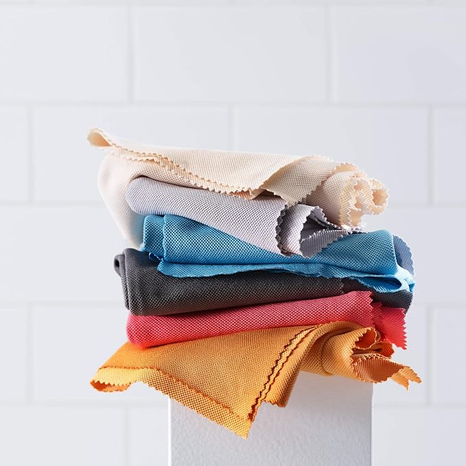 E-Cloth Glass & Polishing Cloths, Premium Microfiber Glass Cleaner, Great for Windows, Glass and Mirrors, Washable and Reusable, 100 Wash Guarantee, Assorted Colors, 1 Pack