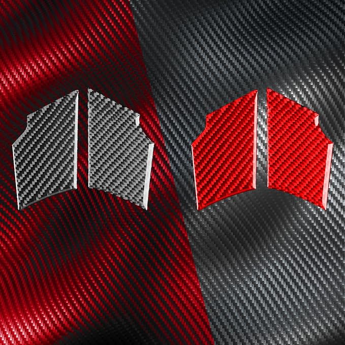 Real Carbon Fiber Trim for Honda Accord Accessories | for 2003 2004 2005 2006 2007，Door Panel Cover，Interior Dash Panel，Thick Overlay Sticker Decal