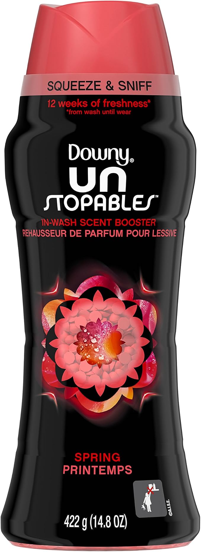 Downy Unstopables In-Wash Scent Booster Beads, SPRING, 14.8 oz