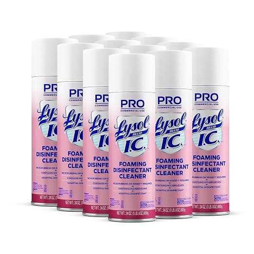 Lysol - 95524 Professional IC Foaming Disinfectant Cleaner Concentrate, 288oz (12X24oz)