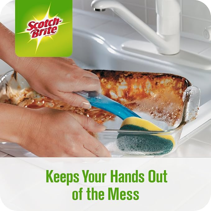 Scotch-Brite Heavy Duty Dishwand Refills, Keep Your Hands Out of Dirty Water, 2 Refills (Pack of 2)