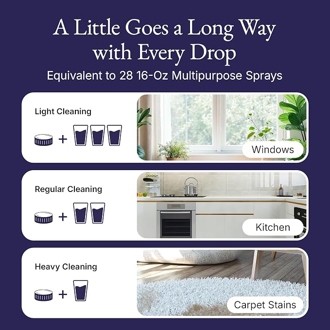 Mop Soap Baja, Floor Cleaner for Mopping, Luxury Scented Mop Soap, LVP Vinyl Laminate and Hardwood Floor Cleaner Solution, Plant Powered Floor Cleaner