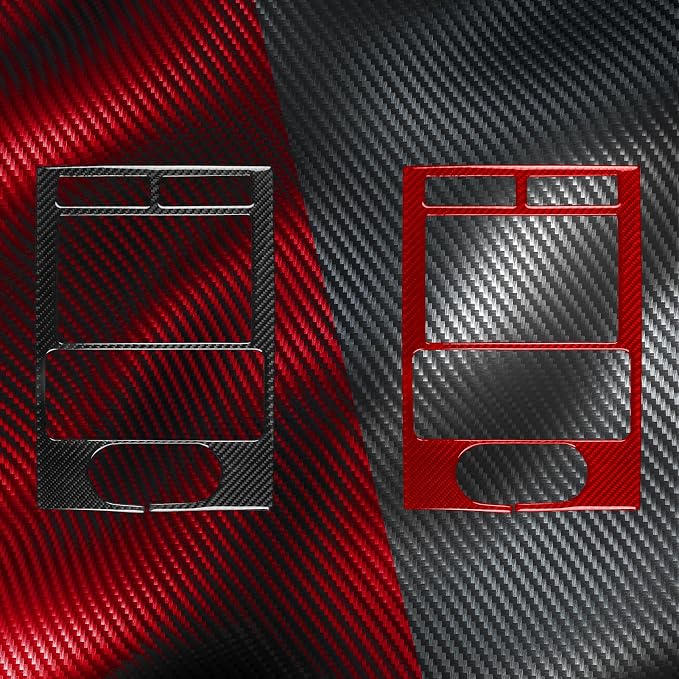 Fit for Ford Expedition 2007-2014 Real Carbon Fiber Center Stickers | Center Console Panel Trim | Accessories | Anti-scratch | Self-adhesive