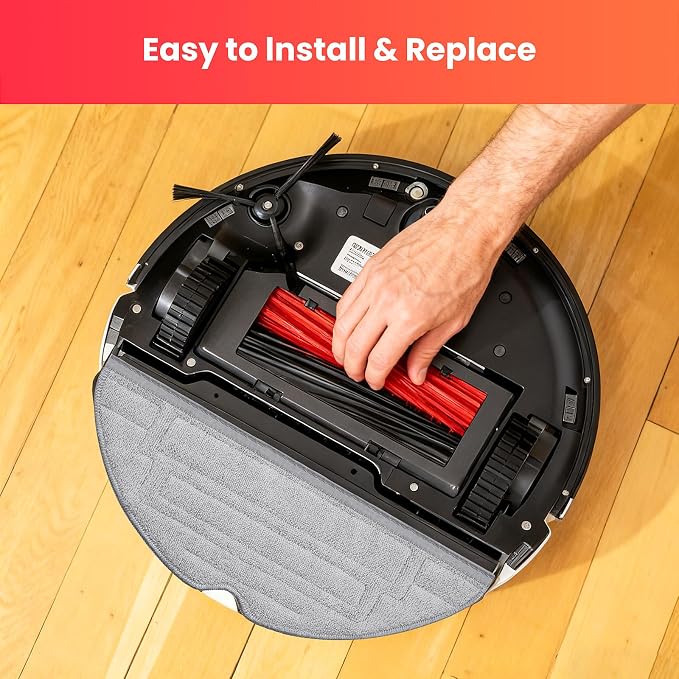 1 Set Main Brush Replacement for Roborock S8/ S8+/ S8 Pro Ultra Vacuum | S8 MaxV Ultra/ S8 Max Ultra/ Q5 Pro/ Q5 Pro+/ Q5 Max+/ Q8 Max/ Q8 Max+/ Qrevo Master/ Qrevo Slim Vacuum Roller Brush Parts