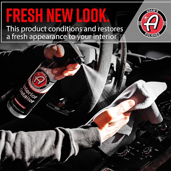 Adam's Polishes Interior Detailer Gallon (Cucumber Aloe) - Total Car Interior Cleaner, Protectant & Dressing | All Purpose Cleaner & Leather Conditioner | Vinyl, Dashboard, Screen, Seat Cleaner