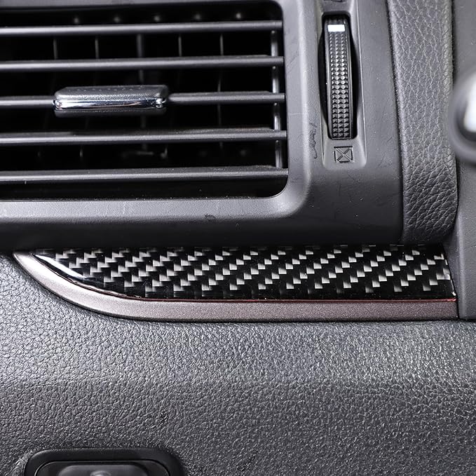 Black Carbon Fiber Interior Decoration Trim Kits, Center Console Trim Cover Sets for Honda Pilot 2016-2022, Center Consoles Cover Decals Protector