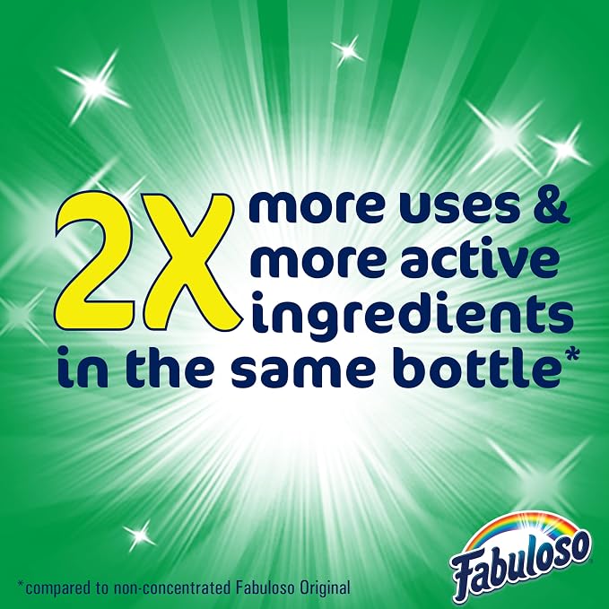 Fabuloso Multi-Purpose Cleaner 2x Concentrated, Lavender - 128 fl oz