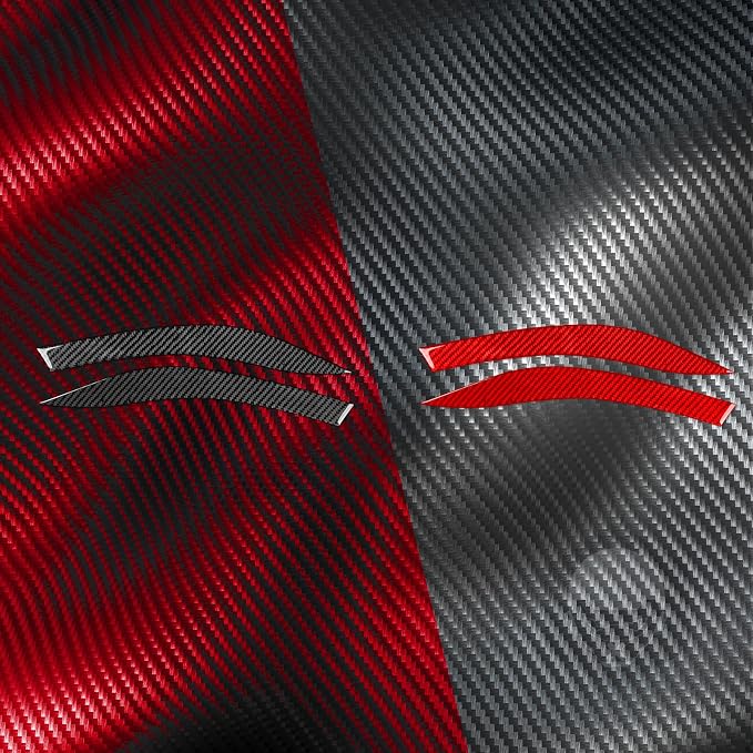 Console Side Strip Trim for Toyota Corolla 2009-2013 Accessories Black | Soft Carbon Fiber | Upgrades for Car | Only for Left-Hand Drive | Anti-Scratch | Sporty Style