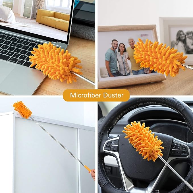 10 Pcs Venetian Window Blind Cleaner Duster Tool Set, Mini Blind Cleaner Duster Brush, Hand Held Air Conditioner Shutters Duster, Dirt Cleaner for Blind, Fan, Air Conditioner, Window Groove Gap(Green)