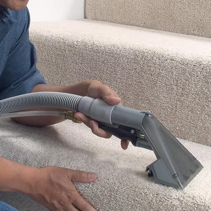 Rug Doctor Universal Upholstery Tool Attachment for X3 Commercial Carpet Cleaner, 12-ft Hose, for Carpet, Rugs, Upholstery, Stairs, Mattresses, & More | Long 12-ft Flexible Hose for Cleaning Stairs, Upholstery, Rugs, Car Interiors, Spray, Scrub and Ext...