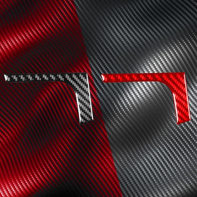Real Carbon Fiber Trim for Toyota Camry Accessories | for 2012 2013 2014 Engine Start Stop Panel Ignition Control Lower Decoration Panel Sticker Interior Thick Overlay Decal