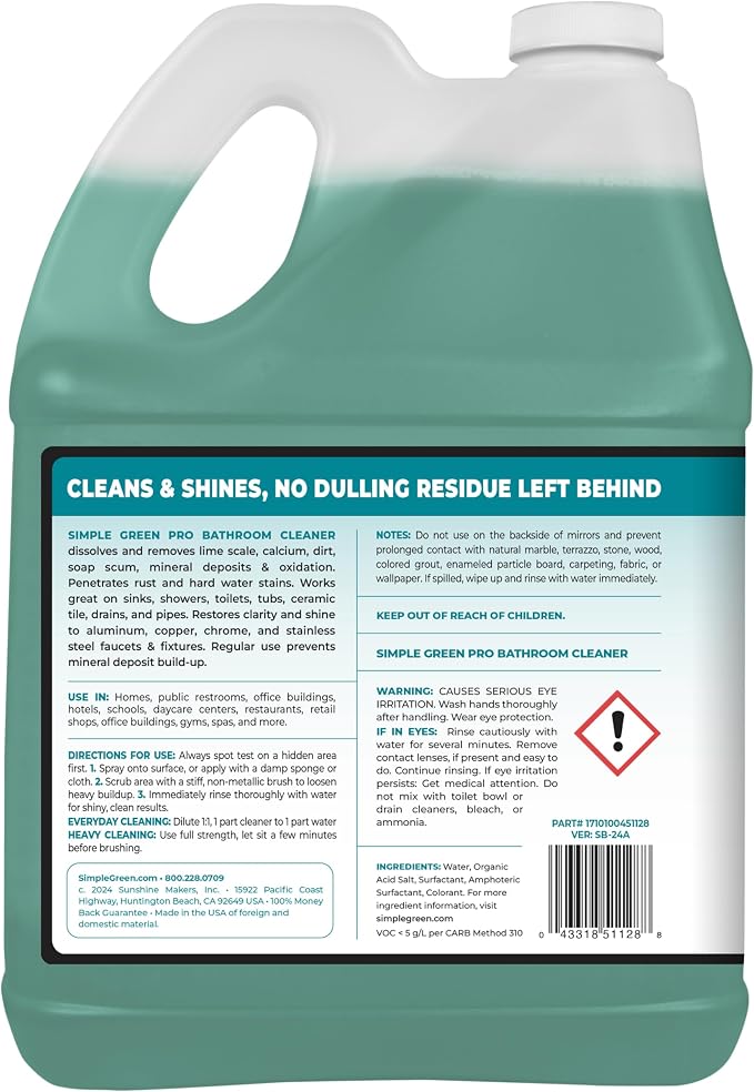 Simple Green Pro Bathroom Cleaner 1 Gal