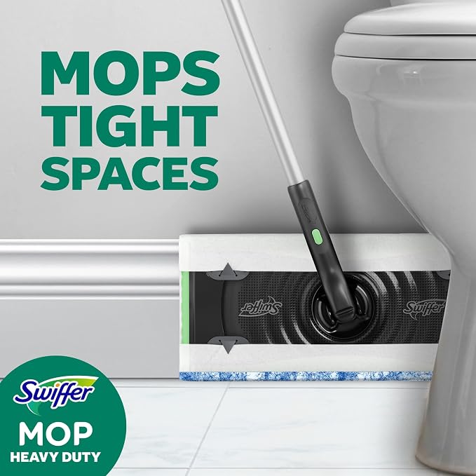 Swiffer Heavy Duty Mop Wet Multi-Surface Cloth Refills for Floor Mopping and Cleaning, Gain and Unstopables Scents, 30 count