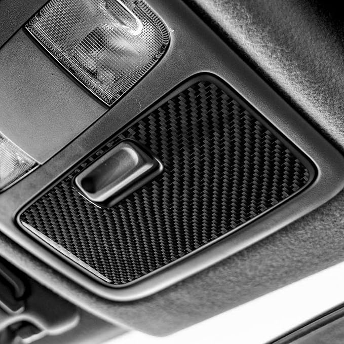Carbon Fiber Sun Visor Decals Fit for Toyota 4Runner(N210) 2003-2009 | for SR5/Sport Edition/Limited | Accessories | Sun Visor Panel Glasses Box Cover Trim | Thick