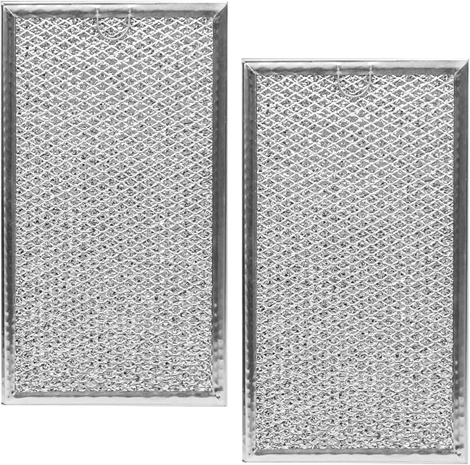 2-pack Microwave Grease Filter Compatible with KitchenAid KMHC319ESS0,KMHC319ESS06,KMHC319ESS1,KMHC319ESS2,KMHC319ESS3,KMHC319ESS4,KMHC319ESS5,KMHC319EWH0 And more