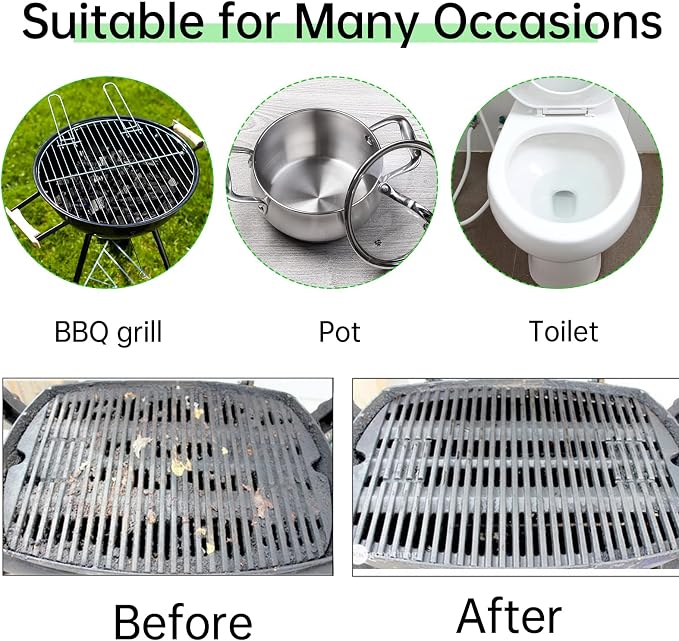 8 Pack Grill Brick & Griddle Stone Cleaning Block, Pumice Stone for Cleaning Oven, Stove, BBQ Grill, Commercial Grade Cleaner for Cookers, Frying Pans, Racks, Flat Tops
