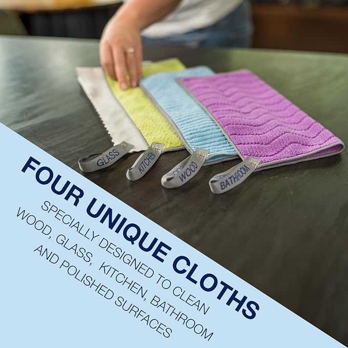Bona® Microfiber Cleaning Cloths Multipack