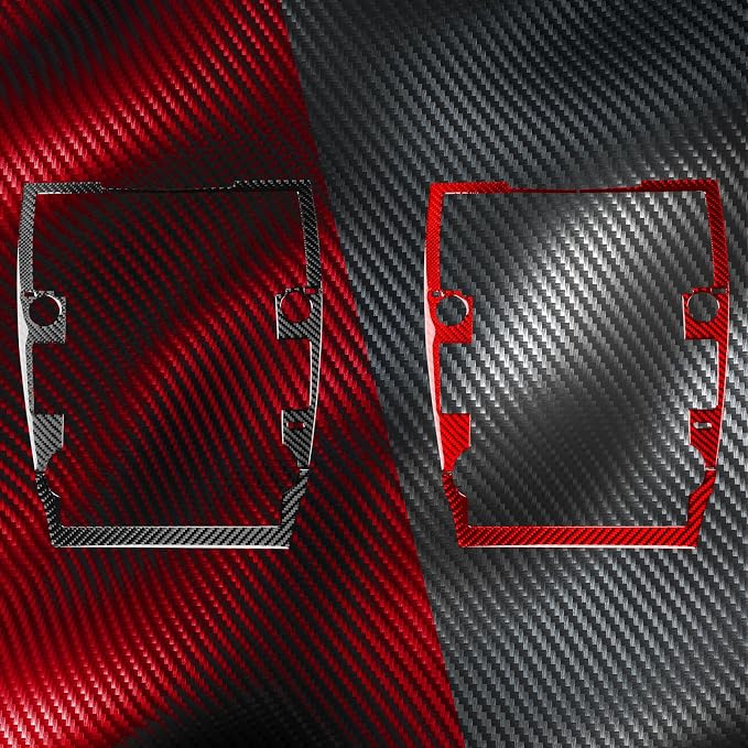 Real Carbon Fiber Trim for Toyota Camry Accessories | for 2012 2013 2014 Multimedia Panel Frame Sticker Interior Thick Overlay Decal